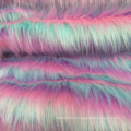 Custom Luxury tie dye Long Pile Fake Fur